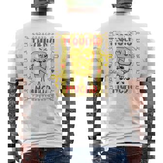 Tequeño Mucho Lover Venezuelan Food Cuisine Foodie Venezuela Men's Back Print T-Shirt | Mazezy