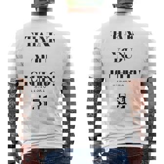 Thank You Ichiro Hitstory 51 外野手 野球選手 メンズTシャツ バックプリント - Kawaiitshirt