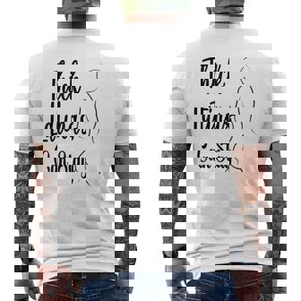 Thick Latinas Can Stay Artwork Quote Men's Back Print T-Shirt | Mazezy