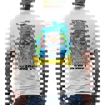 Tuvalu Independence Day Tuvaluan Celebrate October 1st Premium Men's Back Print T-Shirt | Mazezy