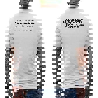 Undiagnosed But I'm Prettyure ブラックフォント メンズTシャツ バックプリント - Kawaiitshirt