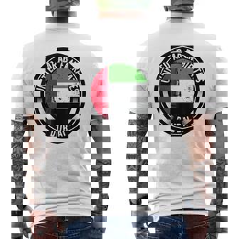 United Arab Emirates Dubai Travel Men's Back Print T-Shirt | Mazezy