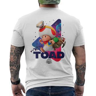 Theuper Mario Galaxy Movie Toad Galaxy Run T-shirt da uomo con stampa posteriore - Novitaregali