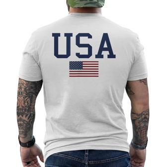 Usa Drapeau Américain 4 Juillet Amérique Patriotique Usa T-shirt imprimé au dos - Cadeauxyz