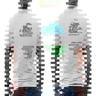 Uzbekistan It's In My DNA Uzbek Pride Uzbek Flag Uzbek Roots Premium Men's Back Print T-Shirt | Mazezy