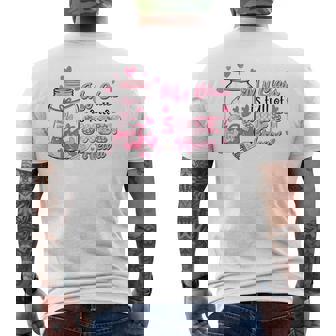 Valentine Cute Teacher My Class Is Full Of Sweethearts Men's Back Print T-Shirt | Mazezy