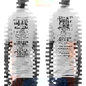 Vintage Abril 2012 Legendario Desde Abril 2012 Camiseta Hombre Estampado Espalda - Regaloses