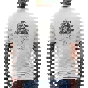 Vintage Geology Map Diagram Science Art Nature Lover Urban Tank Top Men's Back Print T-Shirt | Mazezy