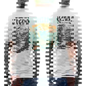 Virginia Manga Larga Camiseta Hombre Estampado Espalda - Regaloses