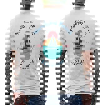 Wenduine Beach Belgium Tank Top Men's Back Print T-Shirt | Mazezy