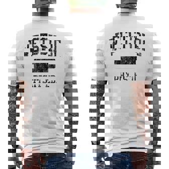 Westside High School HS Omaha NE PHYS Ed Men's Back Print T-Shirt | Mazezy