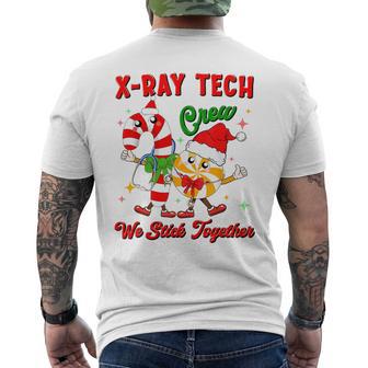 X-Ray Tech Matching Family Christmas Candy Cane Crew Men's T-shirt Back Print - Monsterry