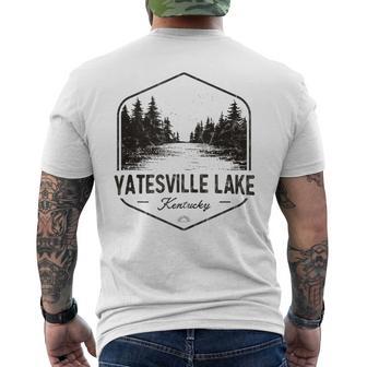 Yatesville Lake Kentucky Outdoors Vintage Tank Top Men's Back Print T-Shirt | Mazezy