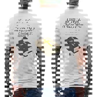 あなたの中のキリスト 聖書箇条 キリスト教 イエス・キリスト メンズTシャツ バックプリント - Kawaiitshirt