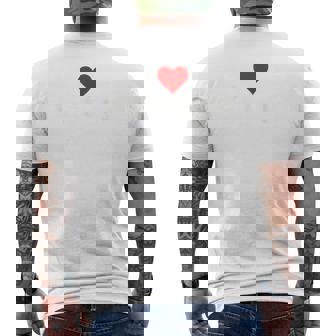 アイラブハートパタヤタイランド メンズTシャツ バックプリント - Kawaiitshirt