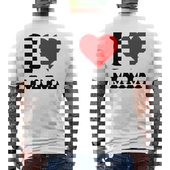 アイ・ラヴ・ママ 長袖tシャツ メンズTシャツ バックプリント - Kawaiitshirt