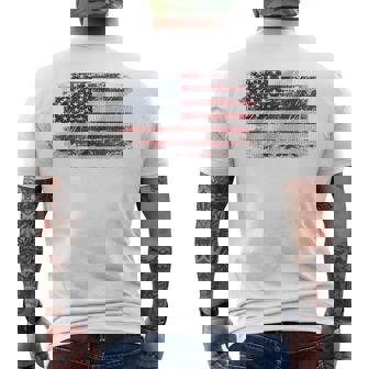 アメリカ国旗 アメリカ 星条旗 Usa Flagtars Andtripes メンズTシャツ バックプリント - Kawaiitshirt