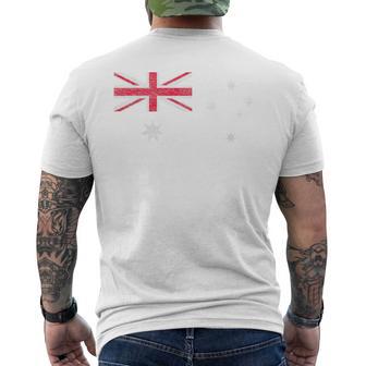 オーストラリア国旗オーストラリアユニオンジャック メンズTシャツ バックプリント - Kawaiitshirt