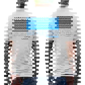 カリフォルニア州サンフランシスコ サンフランシスコ カリフォルニア アクアティック メンズTシャツ バックプリント - Kawaiitshirt