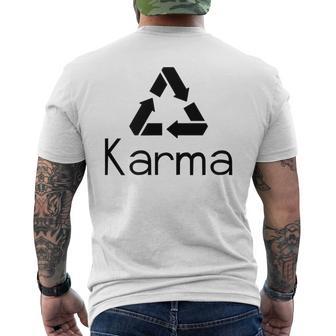 カルマ メンズTシャツ バックプリント - Kawaiitshirt