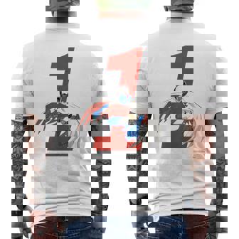 ガッチャマン J メンズTシャツ バックプリント - Kawaiitshirt