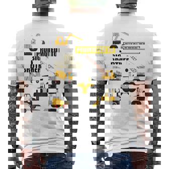 キッズ Big Brother ブルドーザーフォークリフトショベルに昇進。 メンズTシャツ バックプリント - Kawaiitshirt