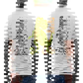 キッズ ギガントサウルス、最大の恐竜-カラフルで楽しいデザイン メンズTシャツ バックプリント - Kawaiitshirt