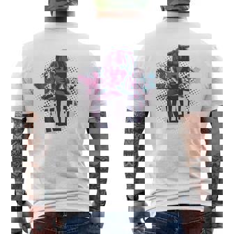 キャット・ミカエルセン 90年代グランジ・ロスト・レコード メンズTシャツ バックプリント - Kawaiitshirt