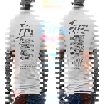 ギリシャ フィラ Thera ヴィンテージ ギリシャ メンズTシャツ バックプリント - Kawaiitshirt