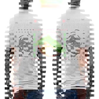 クリスマス 盆栽 醜い Xmas セーター クリスマス 盆栽 恋人 メンズTシャツ バックプリント - Kawaiitshirt