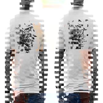 サーバルキャット 長袖tシャツ メンズTシャツ バックプリント - Kawaiitshirt