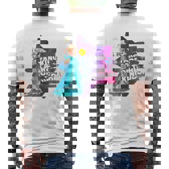 ザ・スーパーマリオギャラクシー・ムービー Rosalina Taking Care メンズTシャツ バックプリント - Kawaiitshirt