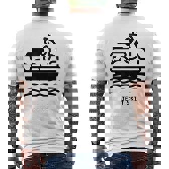 ジェットスキー メンズTシャツ バックプリント - Kawaiitshirt