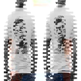 ジョン・F・ケネディ大統領 メンズTシャツ バックプリント - Kawaiitshirt