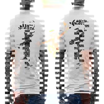 スカンキン ラスタマン ダンスホール ラスタ メンズTシャツ バックプリント - Kawaiitshirt