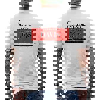 スペインのマイルス・デイビスのスケッチ メンズTシャツ バックプリント - Kawaiitshirt