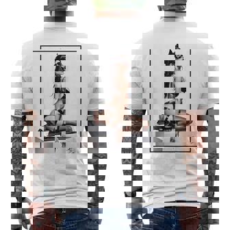 セクシーガールグラフィックtシャツ バッドキティ ピンナップ バックプリント メンズTシャツ バックプリント - Kawaiitshirt