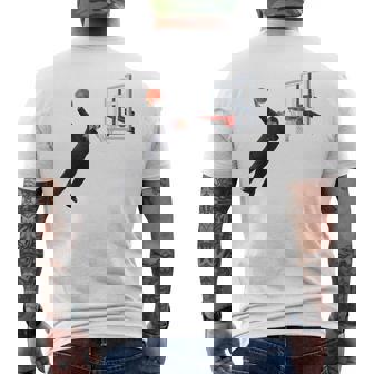 ダンキングダビングキムジョンウン北朝鮮バスケットボール メンズTシャツ バックプリント - Kawaiitshirt