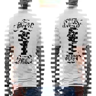 チカーノパワー メキシコ メキシコ ラティーナ ラテンクス ラザノ ラ ミグラ メンズTシャツ バックプリント - Kawaiitshirt