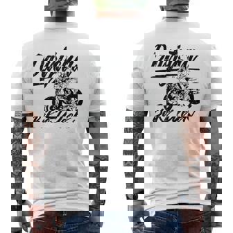 デイトナdaytona ビーチバイクウィーク レトロアンティーク調オートバイデザイン メンズTシャツ バックプリント - Kawaiitshirt