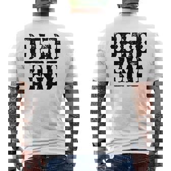 デッドエンドintage メンズTシャツ バックプリント - Kawaiitshirt