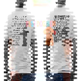 トイプードル最高の犬ママバレンタインデー面白い犬の恋人 長袖tシャツ メンズTシャツ バックプリント - Kawaiitshirt