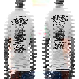 トラクター トラクター トラクター 農家 農業 メンズTシャツ バックプリント - Kawaiitshirt