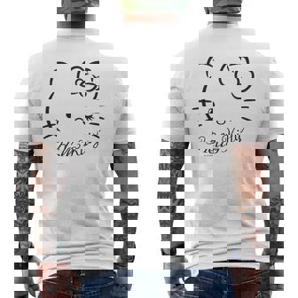 ハローキティ Usデザイン ウインク 長袖tシャツ メンズTシャツ バックプリント - Kawaiitshirt