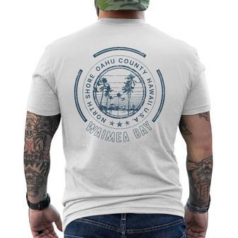 ハワイ ワイメア ベイ ノースショア オアフ島 長袖tシャツ メンズTシャツ バックプリント - Kawaiitshirt
