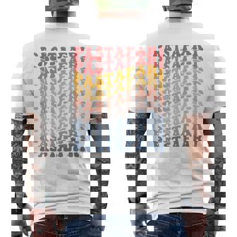 パスタファリ フライングスパゲッティモンスター Fsm グルービー メンズTシャツ バックプリント - Kawaiitshirt