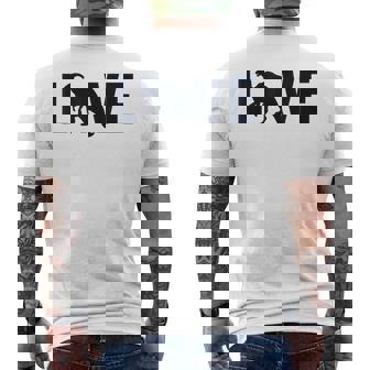 パラサウロロフス ラブ恐竜 ハドロサウルダエ パラサウロロフス メンズTシャツ バックプリント - Kawaiitshirt