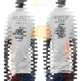 ピザ ナポレターナ イタリア ピザ ナポリタン マルゲリータ メンズTシャツ バックプリント - Kawaiitshirt