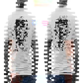 フィラ ブラジレイロ 犬 7月4日 アメリカ国旗 メンズTシャツ バックプリント - Kawaiitshirt