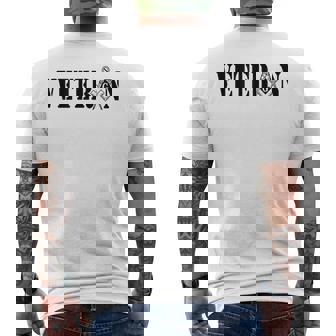 フリーメイソン ミリタリー 退役軍人 メイソンスクエアとコンパス フリーメイソン メンズTシャツ バックプリント - Kawaiitshirt